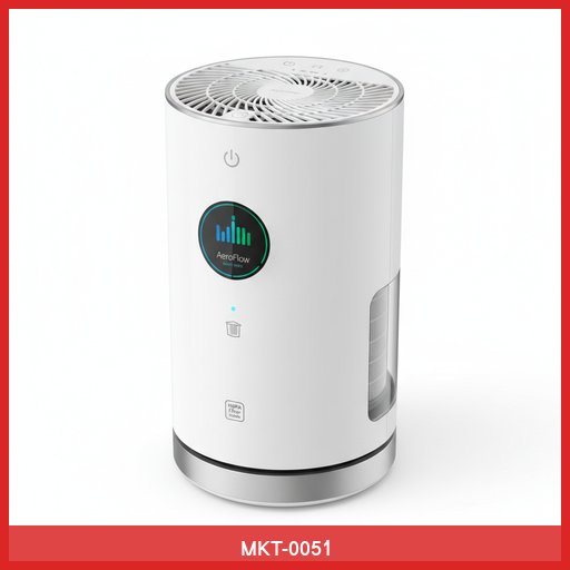 AeroFlow Smart Air Purifier with HEPA Filter
