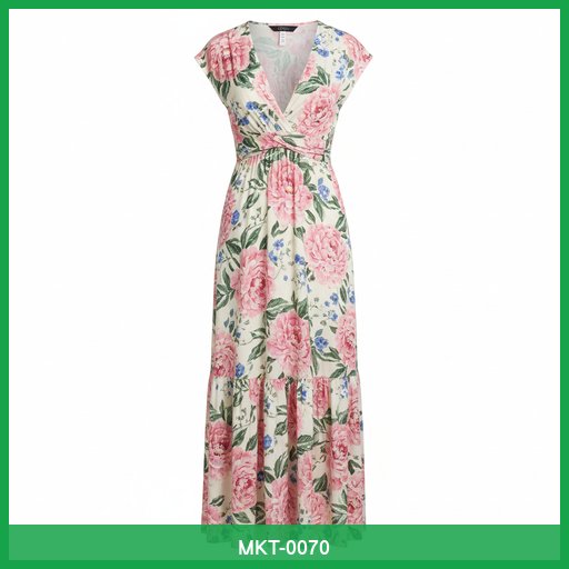Women's Floral Print Maxi Dress