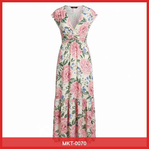 Women's Floral Print Maxi Dress
