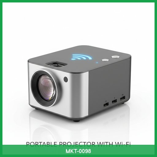 Portable Projector with Wi-Fi