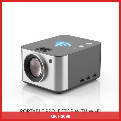 Portable Projector with Wi-Fi
