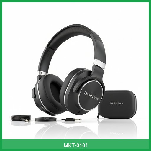 ZenithFlow Wireless Noise-Cancelling Headphones