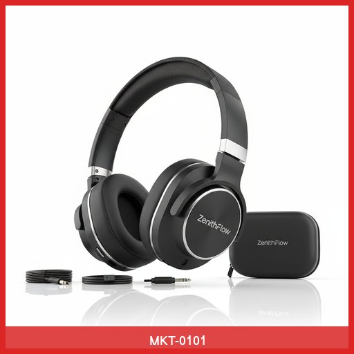 ZenithFlow Wireless Noise-Cancelling Headphones