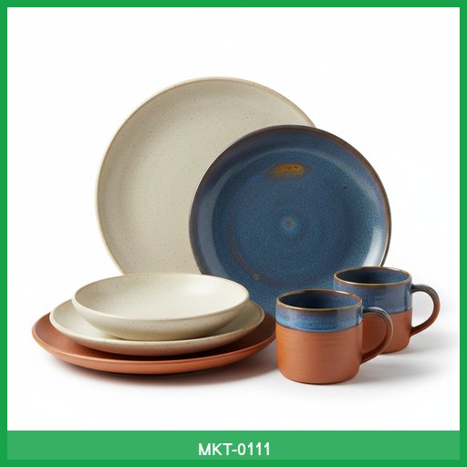 ArtisanCraft Ceramic Dinner Plate Set