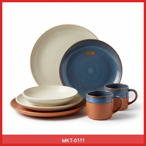 ArtisanCraft Ceramic Dinner Plate Set