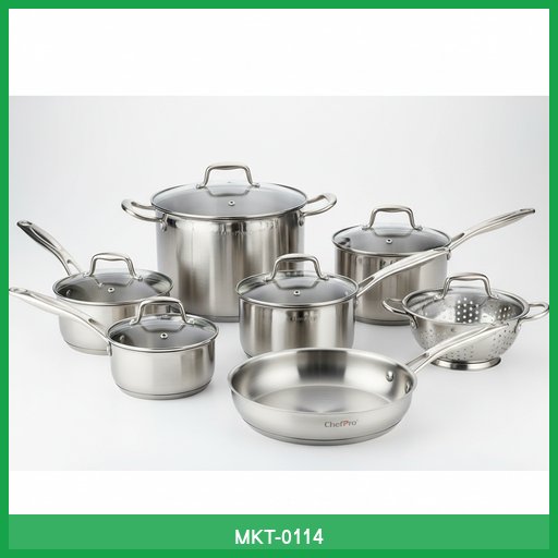 ChefPro Stainless Steel Cookware Set