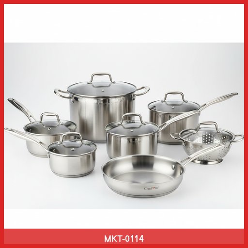 ChefPro Stainless Steel Cookware Set