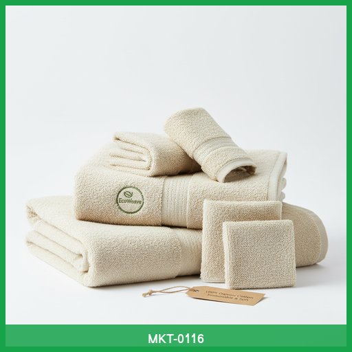 EcoWeave Organic Cotton Bath Towel Set