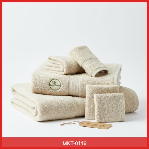 EcoWeave Organic Cotton Bath Towel Set