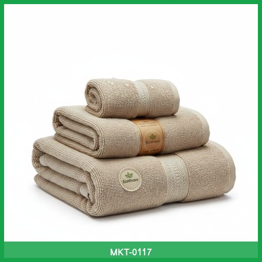 EcoWeave Organic Cotton Bath Towel Set