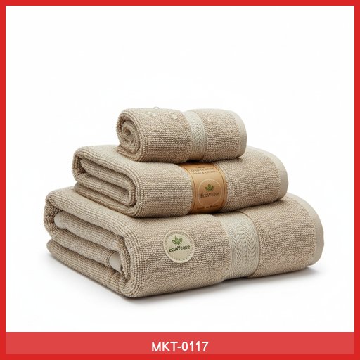 EcoWeave Organic Cotton Bath Towel Set