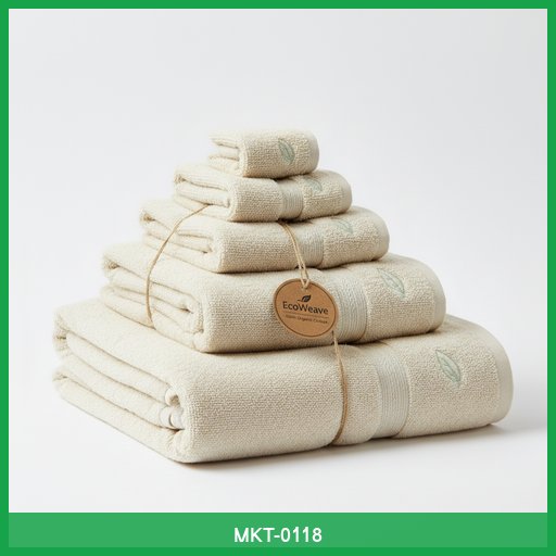 EcoWeave Organic Cotton Bath Towel Set
