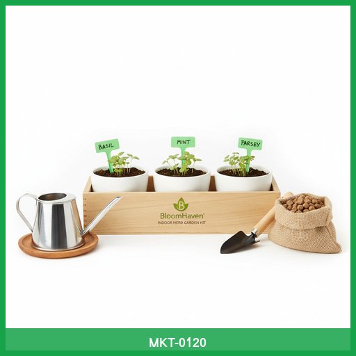 BloomHaven Indoor Herb Garden Kit