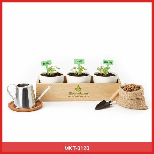 BloomHaven Indoor Herb Garden Kit