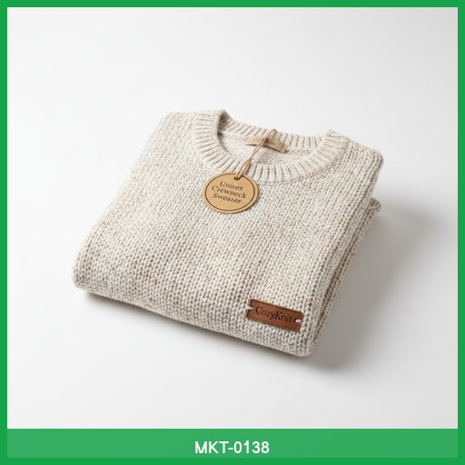 CozyKnit Unisex Crewneck Sweater