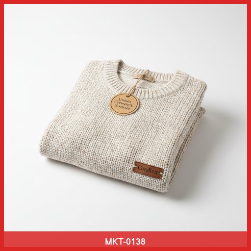 CozyKnit Unisex Crewneck Sweater