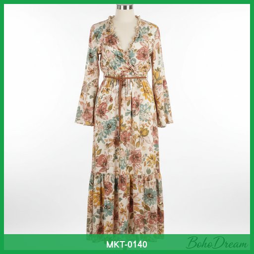 BohoDream Women's Floral Maxi Dress