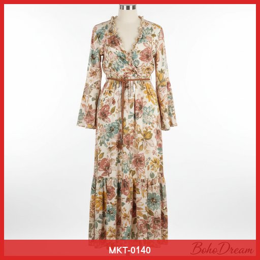 BohoDream Women's Floral Maxi Dress