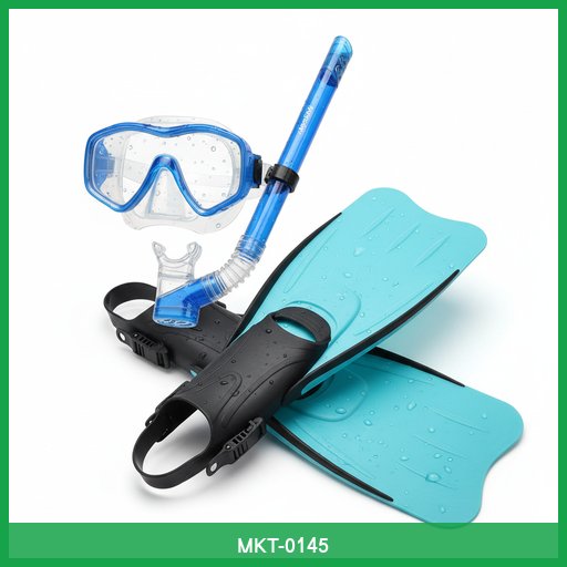 AquaGlide Snorkel Mask & Fin Set