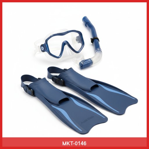 AquaGlide Snorkel Mask & Fin Set