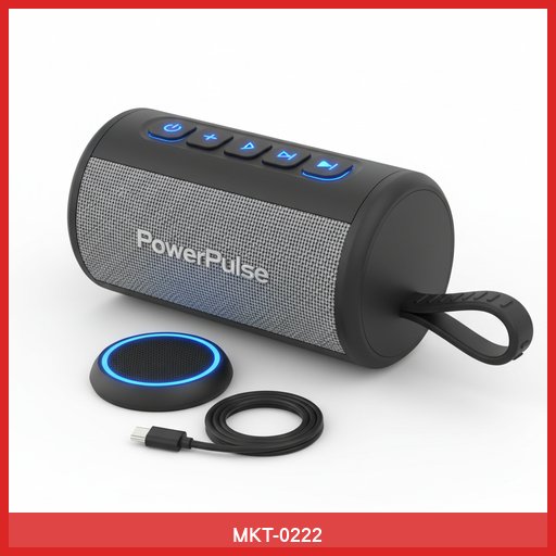 PowerPulse Portable Bluetooth Speaker
