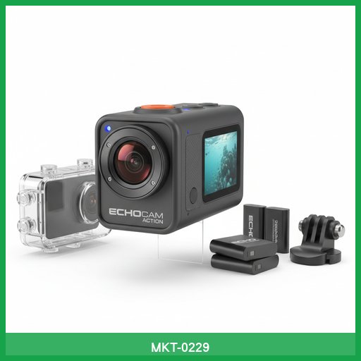 EchoCam 4K Action Camera