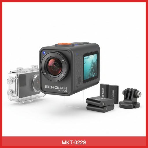 EchoCam 4K Action Camera