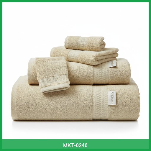 HomeBliss Plush Bath Towel Set