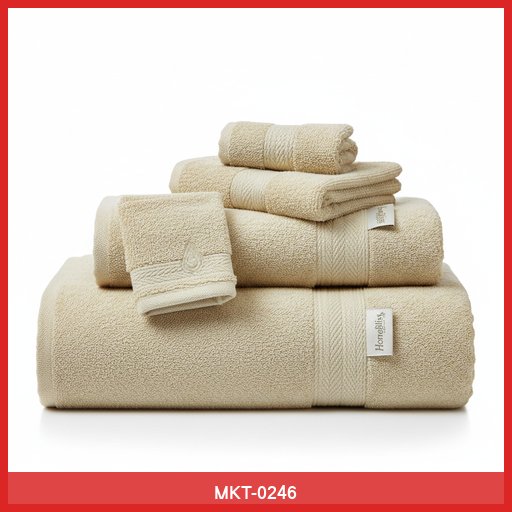 HomeBliss Plush Bath Towel Set