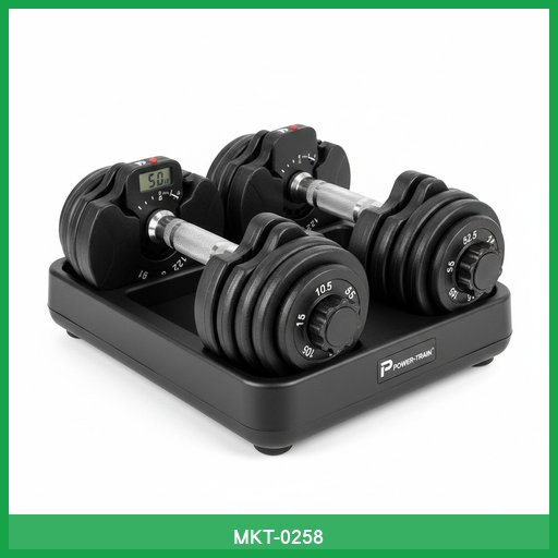 Adjustable Dumbbell Set (5-52.5 lbs)