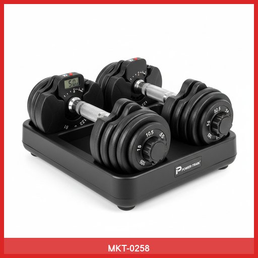 Adjustable Dumbbell Set (5-52.5 lbs)