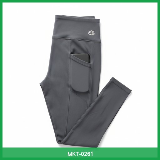 High-Waisted Yoga Leggings with Pockets
