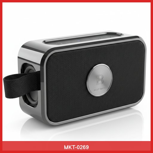 Portable Bluetooth Speaker with Deep Bass