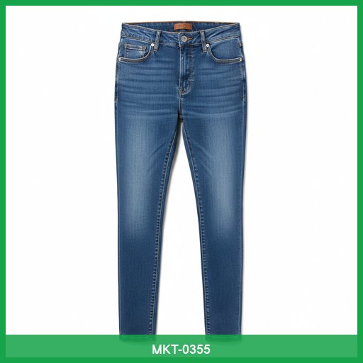High-Waisted Slim Fit Jeans