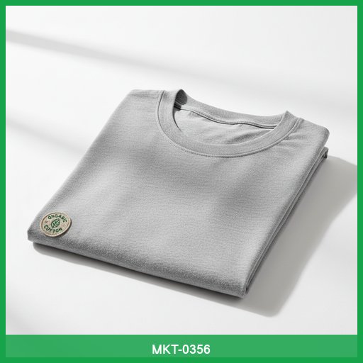 Organic Cotton Crew Neck T-Shirt