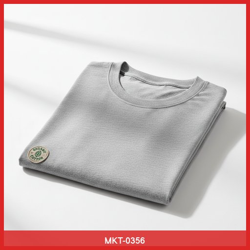 Organic Cotton Crew Neck T-Shirt