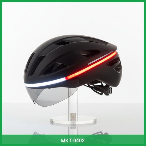 Cycling Helmet with LED Light
