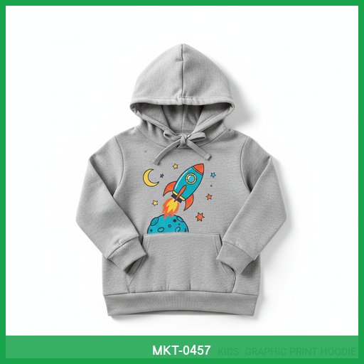 Kids' Graphic Print Hoodie