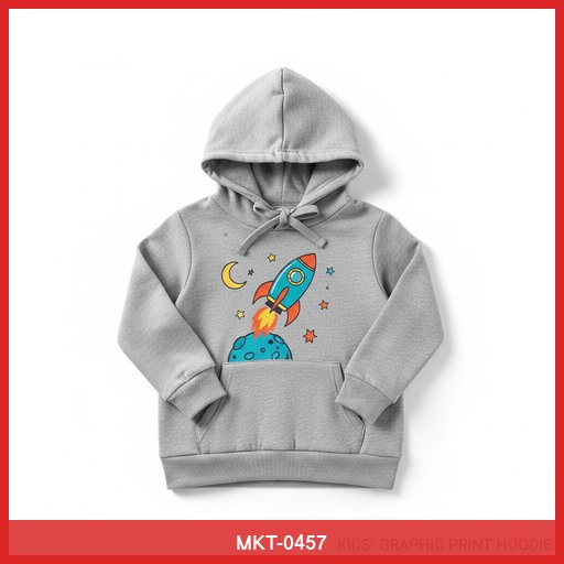 Kids' Graphic Print Hoodie