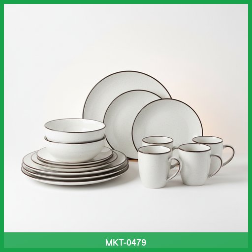 Ceramic Dinnerware Set (4 Place Settings)
