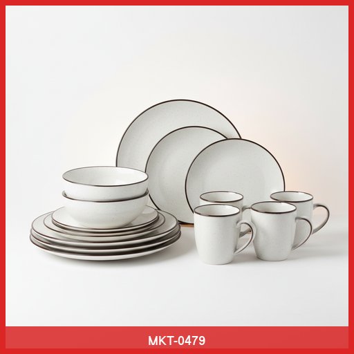 Ceramic Dinnerware Set (4 Place Settings)