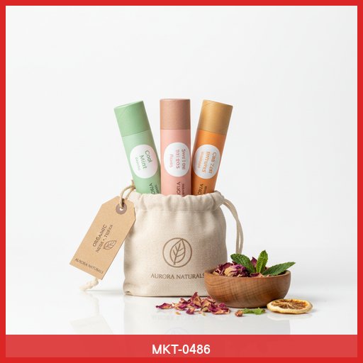 Organic Lip Balm Set (3-Pack)