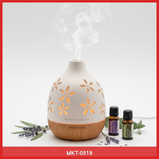 HarmonyBloom Essential Oil Diffuser