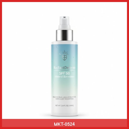 RadiantDefense SPF 50 Mineral Sunscreen