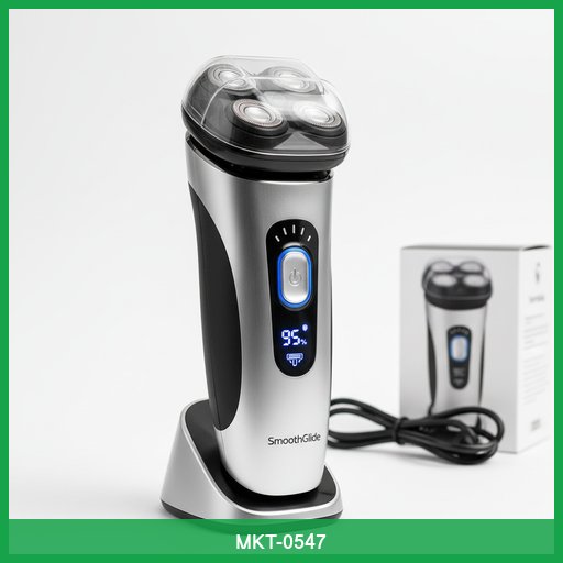 SmoothGlide Electric Shaver for Men