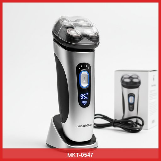 SmoothGlide Electric Shaver for Men