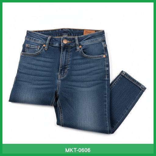 Women's High-Waisted Denim Jeans