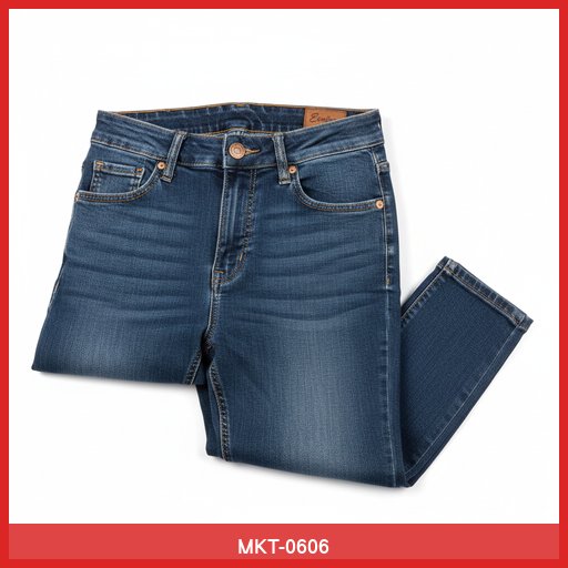 Women's High-Waisted Denim Jeans