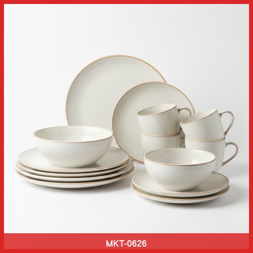 Ceramic Dinnerware Set (4 Place Settings)