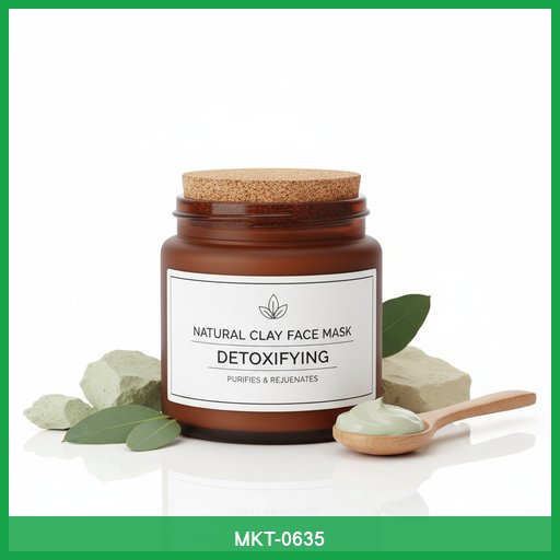 Natural Clay Face Mask - Detoxifying